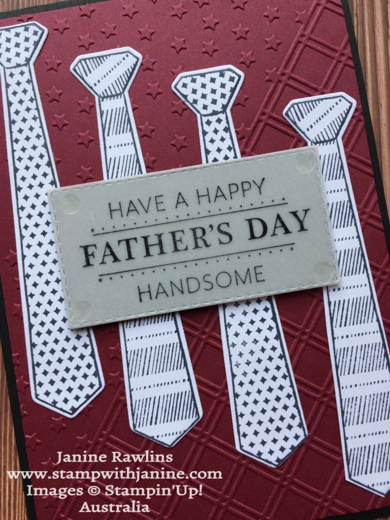 Fathers Day is Nearly Here!  Handsome Suited card 