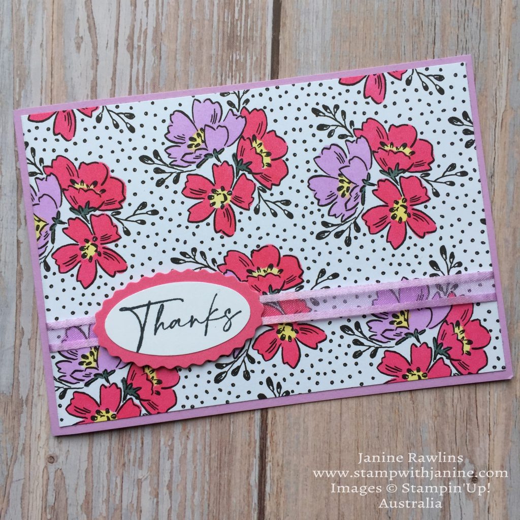 Stampin'Up! Beautifully Penned Papers cards