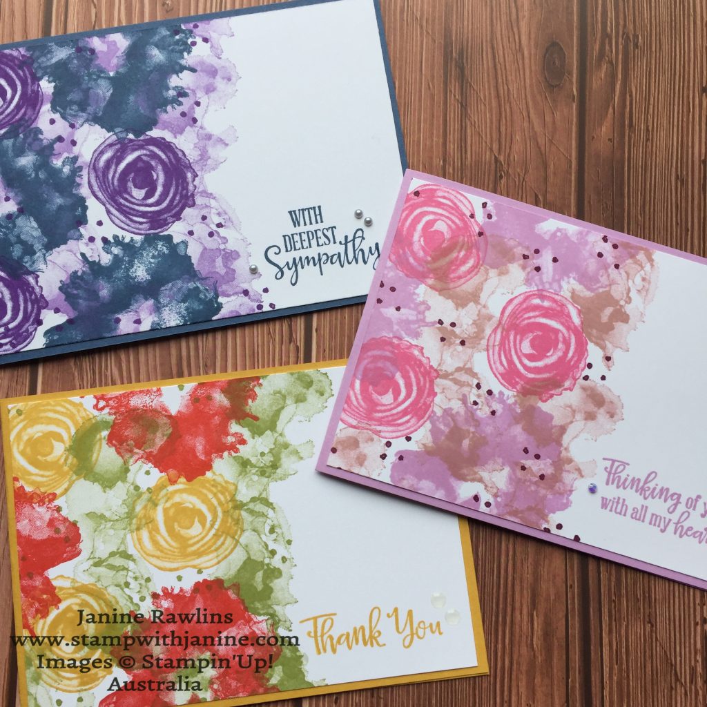 Stampin' Up! Artistically Inked cards