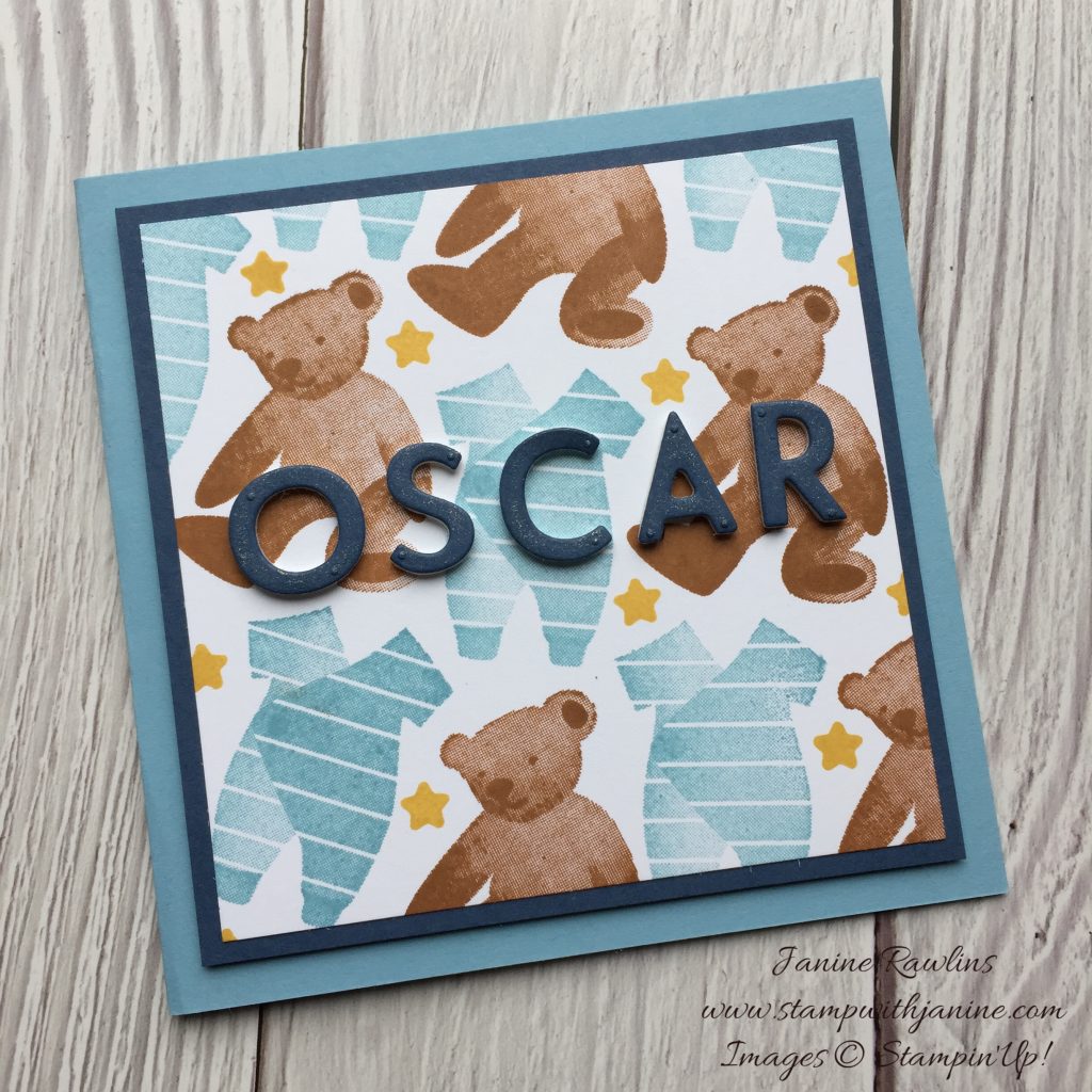 Stampin'Up! All for Baby Card