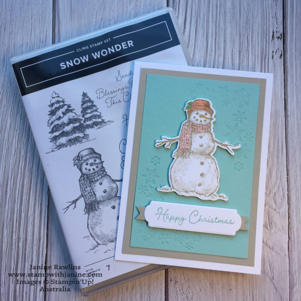 Stampin' Up! Snow Wonder Christmas Card