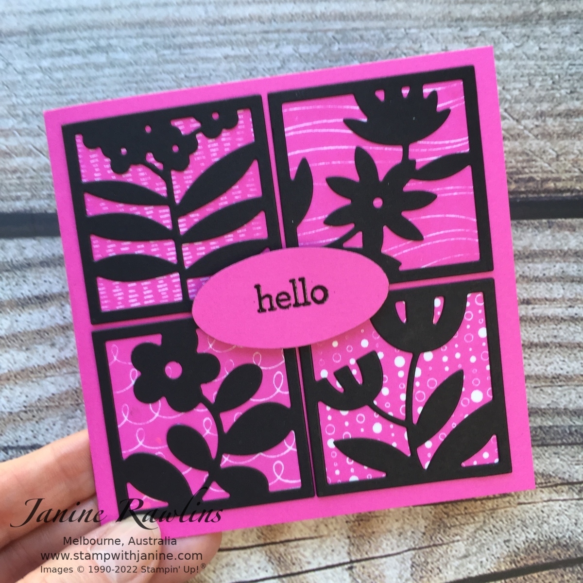 Stampin' Up! All Squared Away Bundle Janine Rawlins,