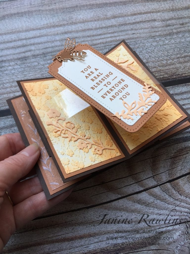 February Class in a Kit - Open Book Style Card