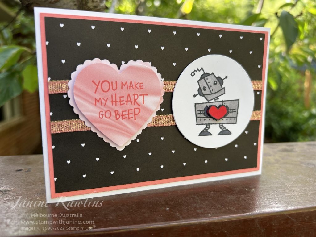 Stampin' Up! Nuts & bolts Valentine's Card