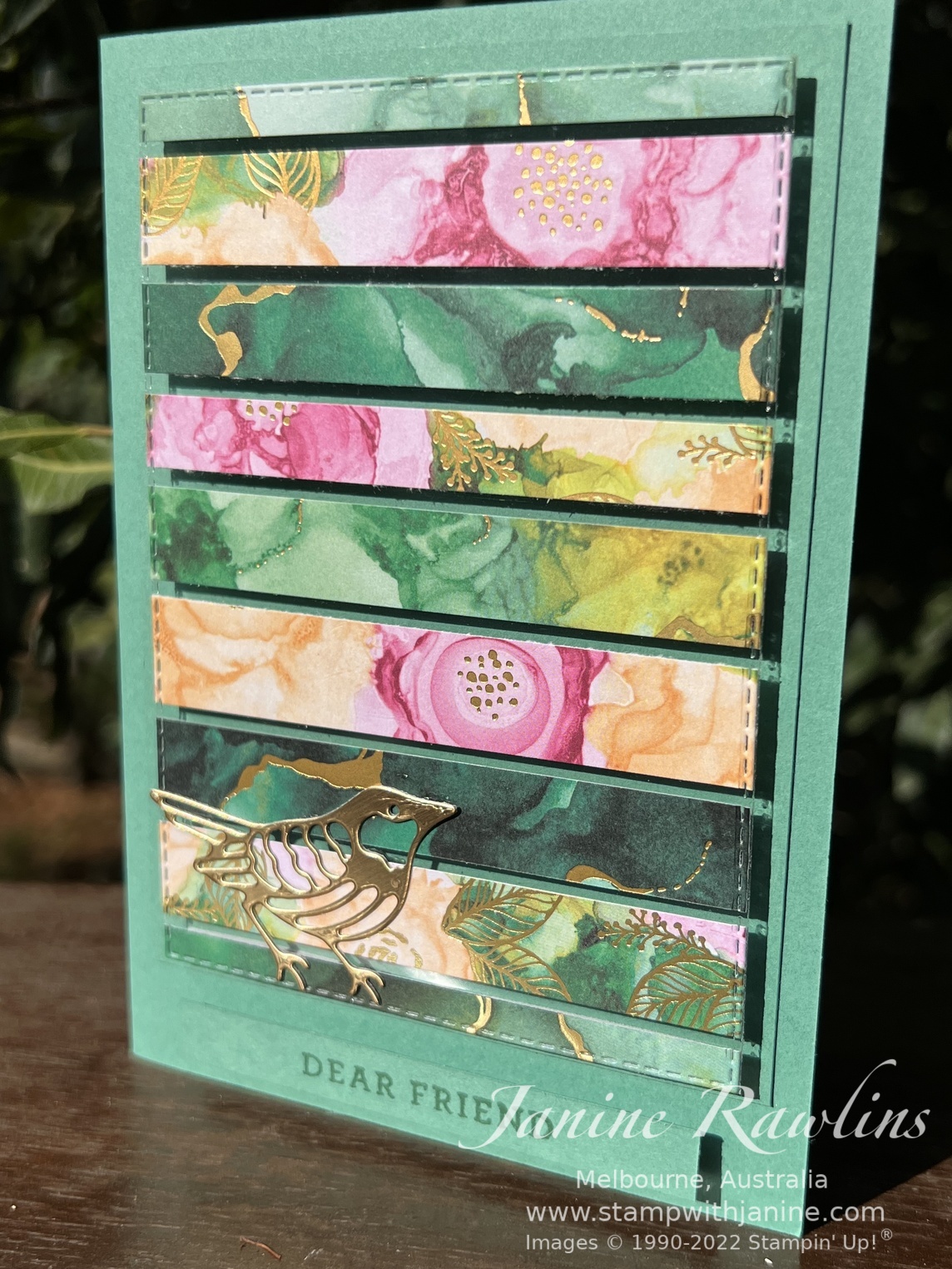 What is the Floating Strip Card Technique Janine Rawlins