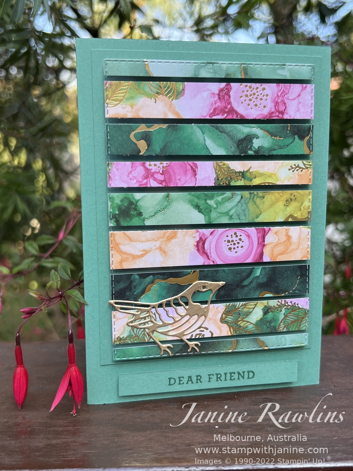 What is the Floating Strip Card Technique Janine Rawlins