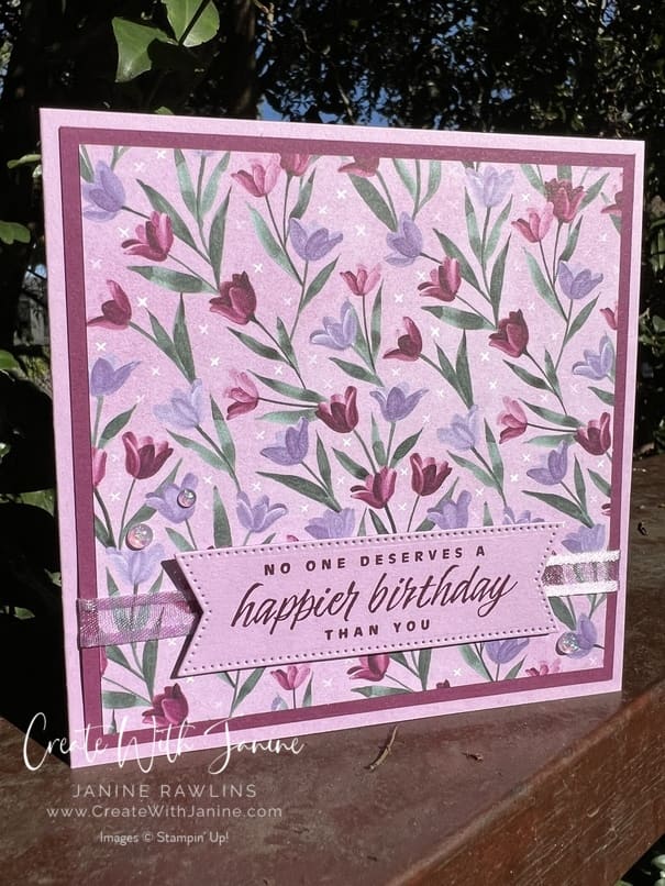 Use Your Stampin' Up! Papers!