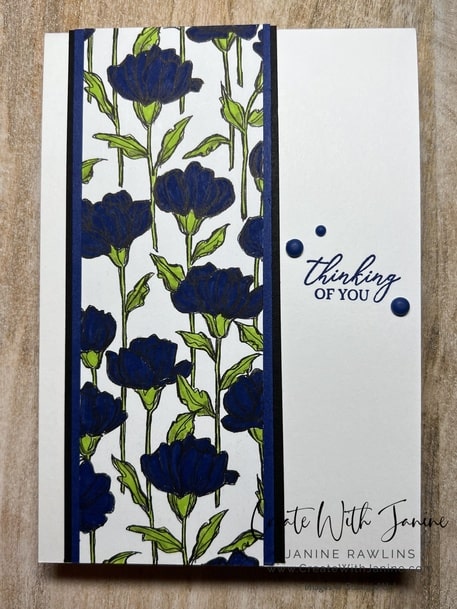 Stampin' Up! Perfectly Penciled Papers Card