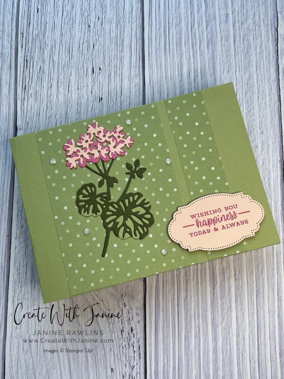 Stampin' Up! Potted Geraniums