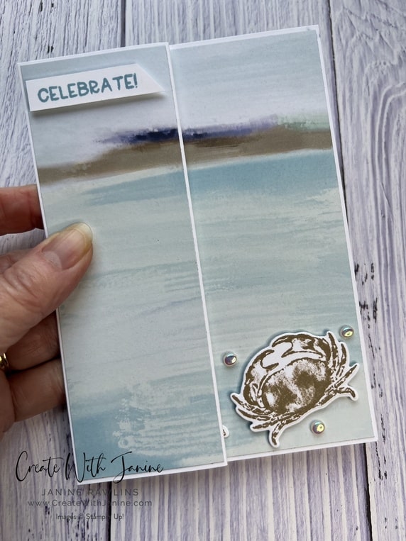 Seaside Bay Z Fold Card