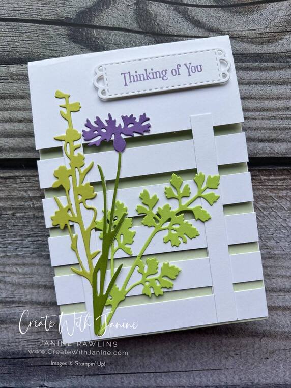 Stampin' Up! Fence Card Class